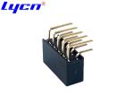 Buy cheap Black Right Angle Header Connector Dual Row 2.54 Mm Female Header from wholesalers