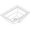 Buy cheap Vitreous White Bathroom Bowl Sinks , Unique Wall Mount Bathroom Sink Replacement from wholesalers
