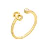 Buy cheap Engagement gold plated initial ring from wholesalers