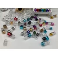 Buy cheap 15mm Pharmaceutical Mini Pill Cases 2g Clear Plastic Pill Bottles product