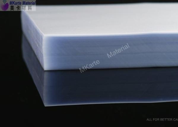 Buy cheap 0.1mm A4 Size Transparent PVC Coated Overlay from wholesalers