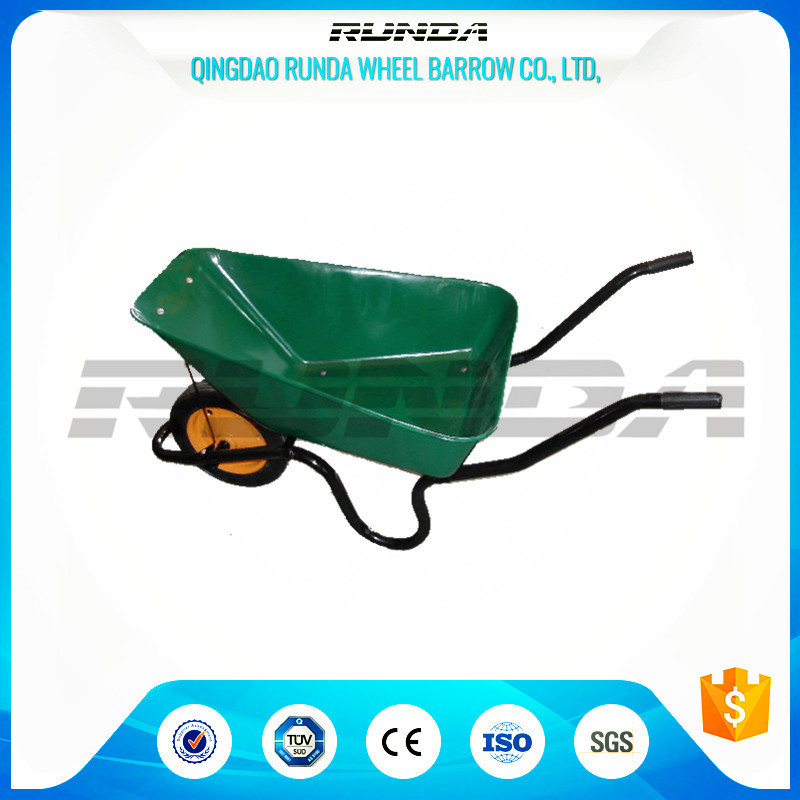 Solid Wheel 13"X3" Home Hardware Wheelbarrow 100kg Load Wide Stance Legs
