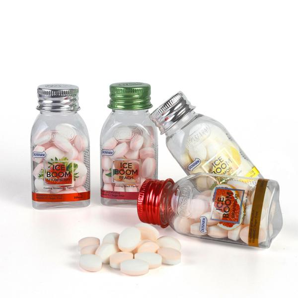 Buy cheap HALAL Color Cap Sugar Free Mint Candy Fruit Peach Flavor from wholesalers