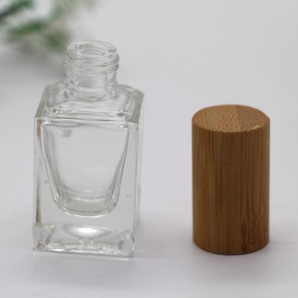 Buy cheap 13ml Empty Nail Polish Container Square Bottle 17mm With Bursh 5pcs from wholesalers