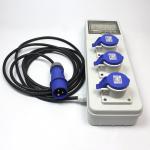 IP67 Waterproof Outdoor Electrical Socket Plastic Electric Box AC 220v -250v 16A