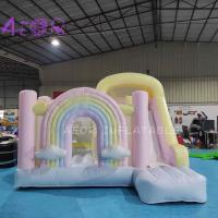 Buy cheap Commercial Inflatable Rainbow Bounce House Party Rainbow Bouncy House Combo product