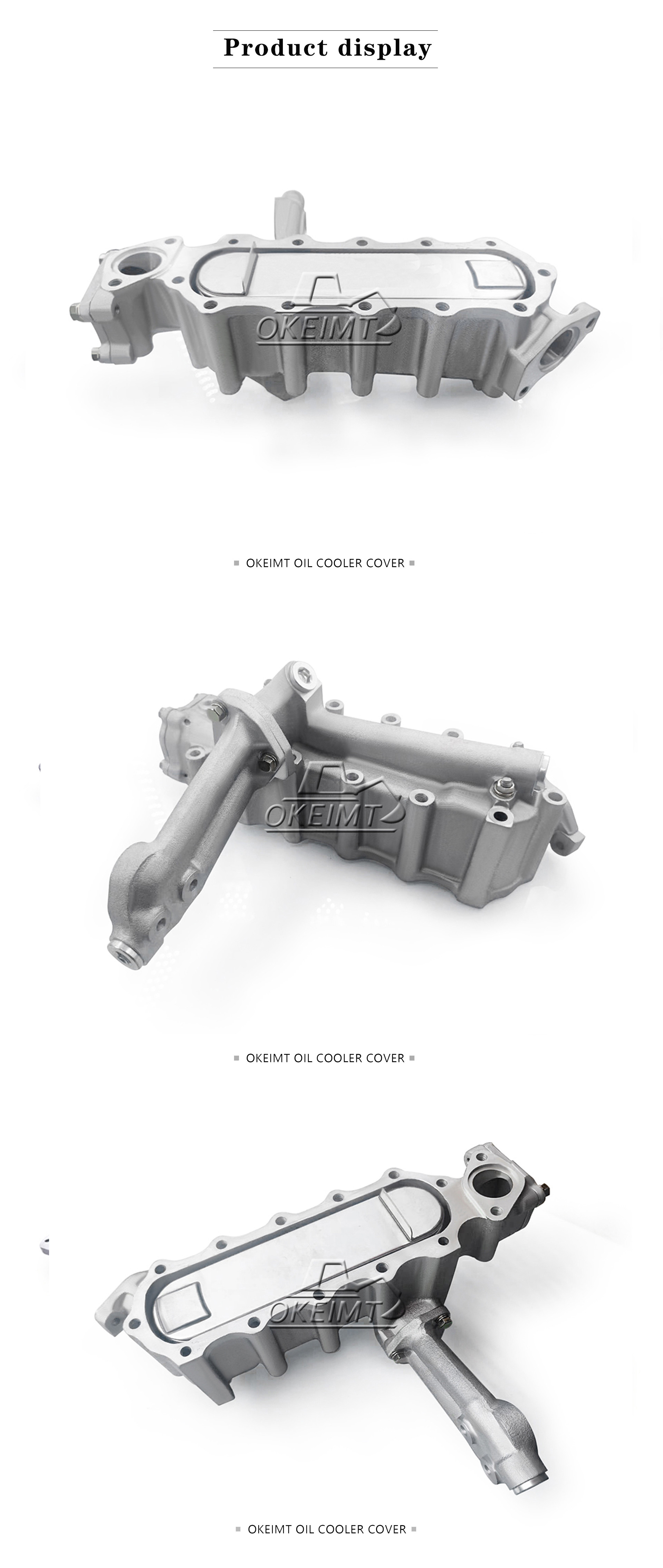 Standard Size OKEMIT Oil Cooler Cover For Hino H07T H06T