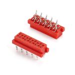 Red TE 215083 Micro-Match Flat Ribbon Cable IDC to 4/6/8/10/16/18/20 Pin