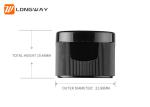 White Plastic Flip Top Caps , Flip Top Lids For Bottles Customized Logo Printing