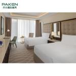 Customized 5 Star Solid Wood Hotel Bedroom Sets