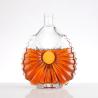 Buy cheap Hot Stamping Surface Handling Empty Crystal Clear Glass Bottle for Rum Brandy from wholesalers