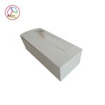 Folding Gift Box White Color Ivory Paper Environmental Protection