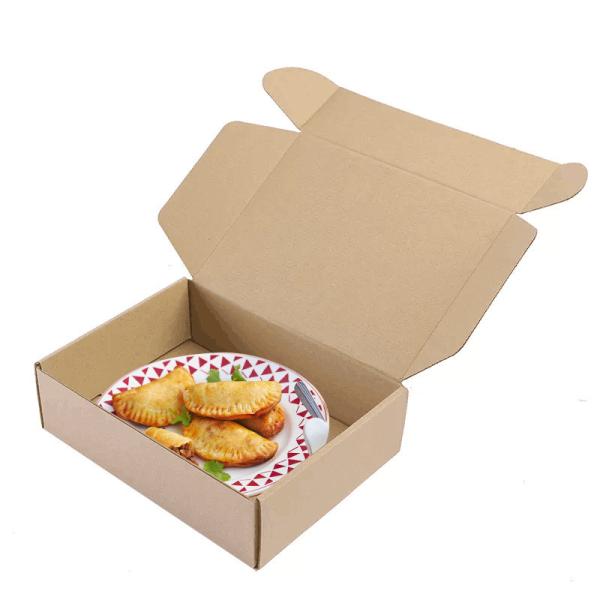 Buy cheap Customized Disposable Food Box Packaging For 12 Gray Empanadas Corrugated Board from wholesalers