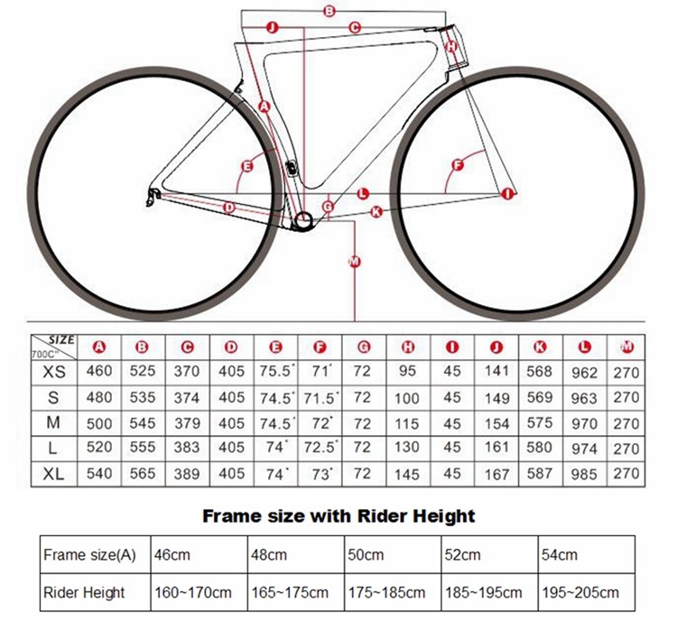 52cm 700C Carbon Road Bike Frame Aero Twitter Thunder For Road Bicycle