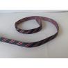 Buy cheap 1.5cm Polyester Webbing Tape Three Color Twill Custom Printed Patterns from wholesalers