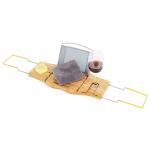 Natural Color Bamboo Bathroom Supplies , Bamboo Bathroom Rack Non - Flammable