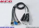 Plug Receptacle Connector Fiber Optic Pigtail Cables FTTA Outdoor 1 2 4 6 8 12