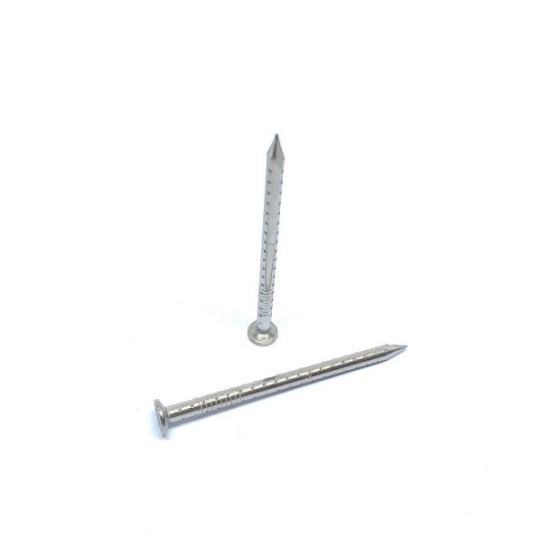 Buy cheap SS304 Checkered Flat Head Nails , Four Hollow Shank Nails 3.5 X 45MM from wholesalers
