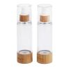 Buy cheap Plastic Luxury Pump Bamboo Lotion Cosmetics Packaging Airless Bottle from wholesalers