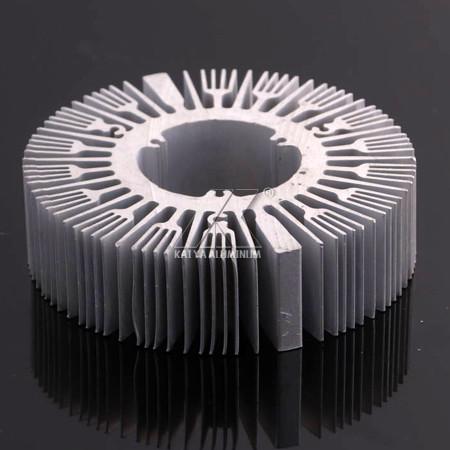 Factory Profile Round Heat Sink , Extruded Aluminium Heat Sinks Good Anticorrosi