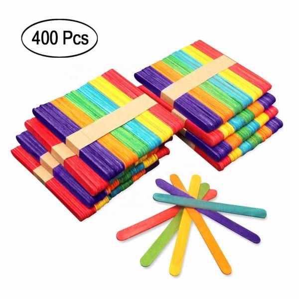 Buy cheap Poplar 4.5Inch Colored Popsicle Sticks For DIY Crafts from wholesalers
