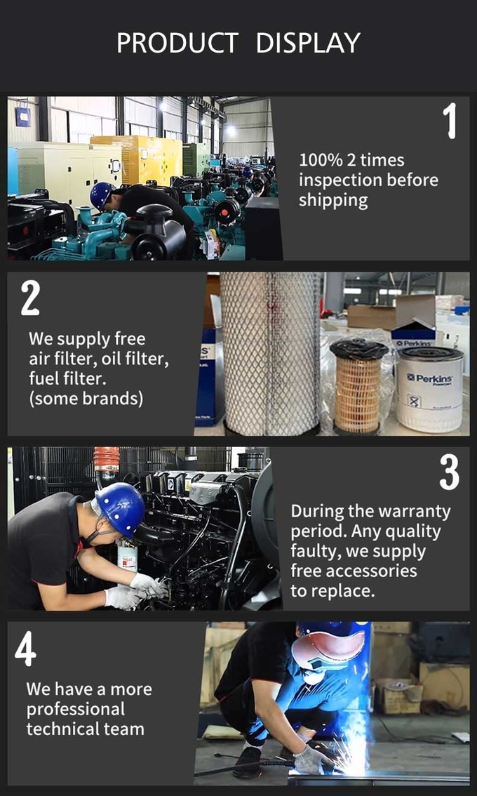 Factory Price Open Type Generator With EPA 30KVA 40KVA 50KVA 600KVA 80KVA Diesel Generator