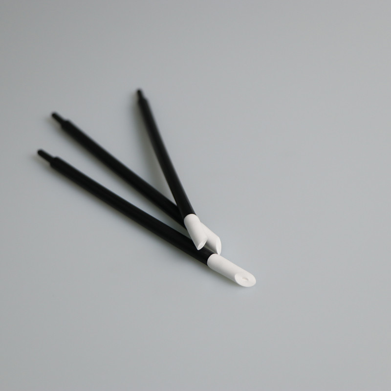 High Absorbency PU Head Printer Cleaning Swab With Black Handle