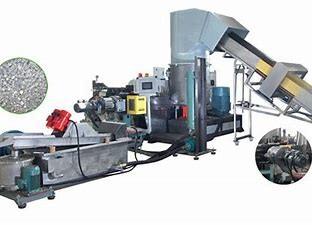 Buy cheap Single Screw Hdpe Elastomer Plastic Recycling Pellet Machine from wholesalers