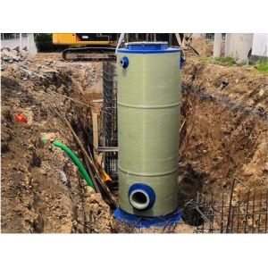 Integrated Pre Embedded Prefabricated Pump Station Water Treatment Energy Saving
