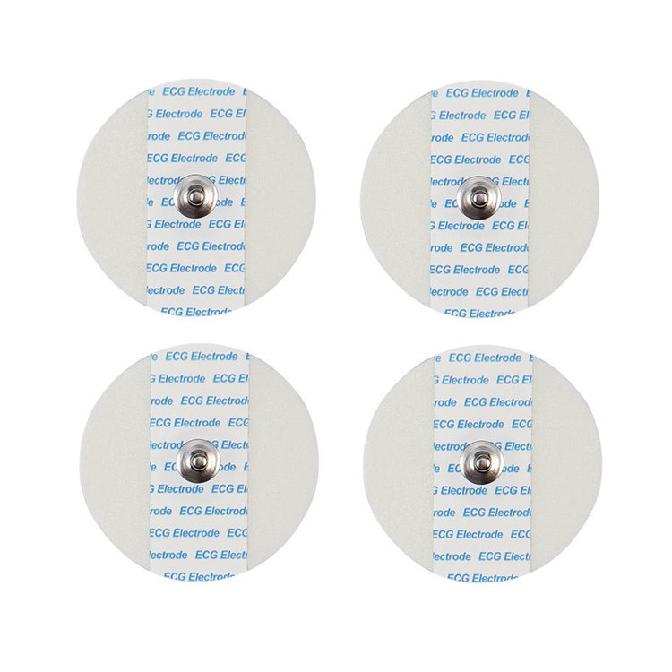 Self Adhesive Adult Disposable Ecg Electrodes Non Sterile Diagnostic For Hospital