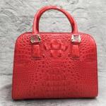 Fashion Authentic Crocodile Skin OL Lady Working Purse Female Handbag Exotic