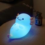 Buy cheap Modern Home USB Night Light Hexagonal Dinosaur Baby Fish LED With Touch Sensor Colorful Silicone Rechargeable Light from wholesalers