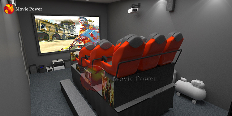 200 Seats 7D Cinema Movie Power Interactive Gun Game Machine Simulator System