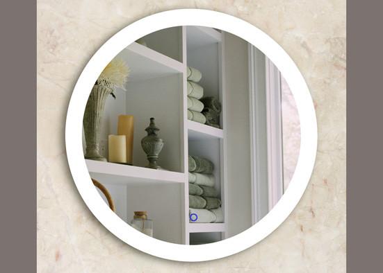 Buy cheap Anti Fog Smart LED Bathroom Mirror , Round Illuminated Bathroom Mirror from wholesalers