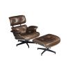 Buy cheap Eames Style Mordern Leather Vintage Chair Lounge Recliner Chair And Ottoman from wholesalers