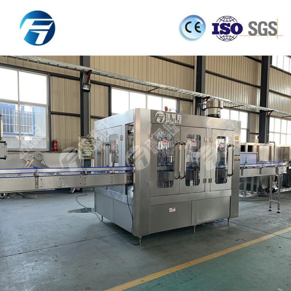 Buy cheap Small Scale Soda Glass Bottle Filling Machine / Water Bottling Equipment from wholesalers