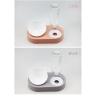 Buy cheap Non Slip 2 Double Cat Food Bowl Plastic Lovely Cat Ear Shaped Bevel Water Neck Protection 11" 12" from wholesalers