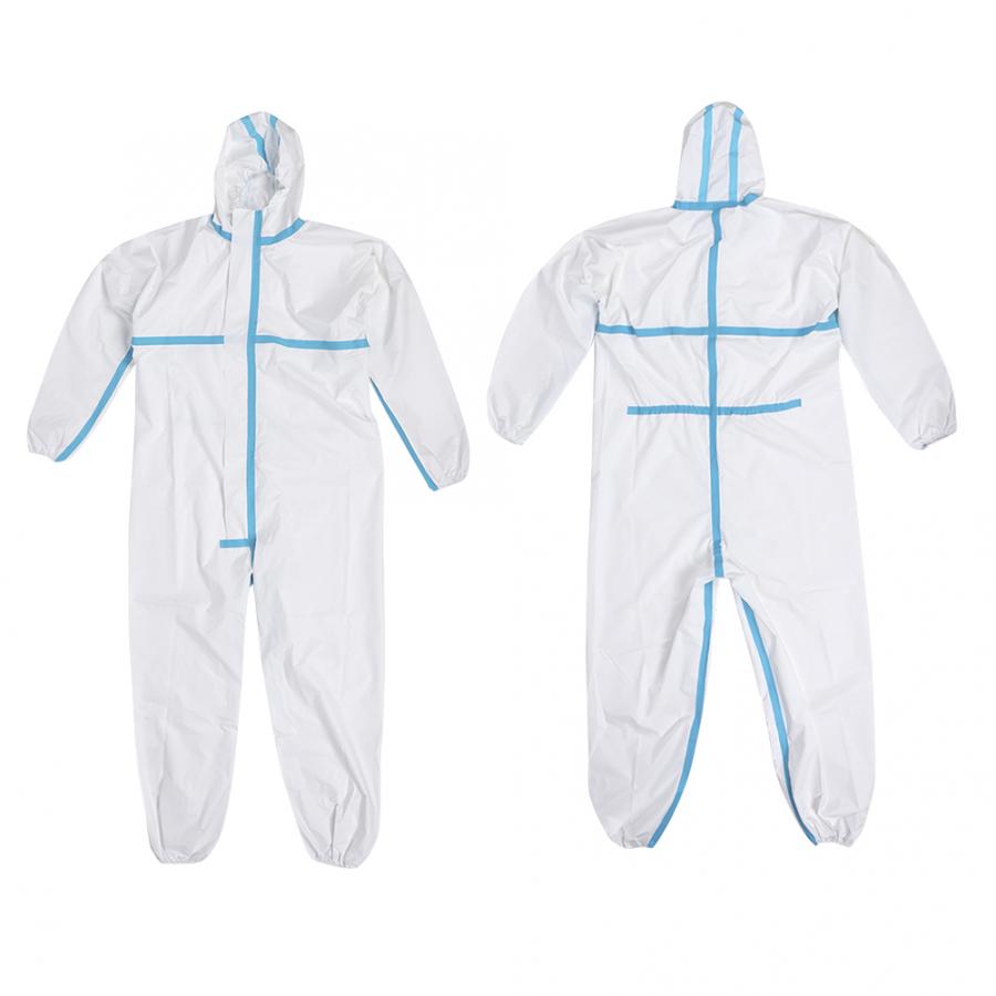 Sms Non Woven Disposable Medical Coverall Waterproof Dustproof white Color