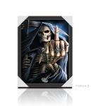 3 Different Images Of Grim Ripper Lenticular Flip With 30x40cm For House