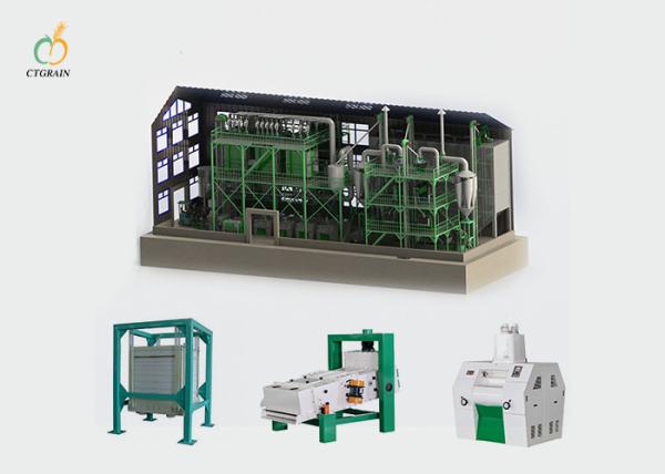 Buy cheap 100 Ton Per Day 380kw Compact Flour Milling Machine Grain Processing Equipment from wholesalers