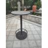 Buy cheap Bistro Table base Cast Iron Table leg Water proof Outdoor Furniture Bar Table from wholesalers