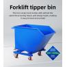 Buy cheap Waster Management Self Dumping Hopper Industrial Mini Bins Mobile Waste Tipping Bin from wholesalers