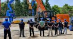 Steel Vibratory Hammer Pile Driver For Fast Working Project