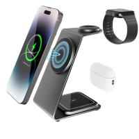 Buy cheap 15W 10W 7.5W 5W Qi Standard Metal Wireless Charger with USB C Cable and Aluminum product