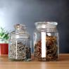 Buy cheap 750ml/25oz Clear Glass Canisters , Large Glass Containers FDA Approved from wholesalers
