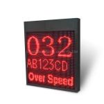 Radar Aware Speed Signs Wireless Connection Customizable Screen Content Speed