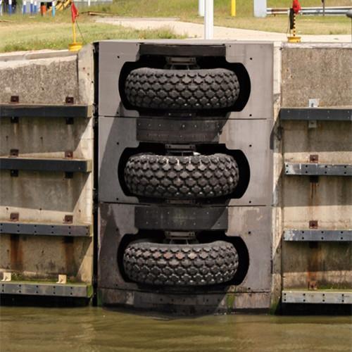 Quality Harbor Natural Rubber Roller Sling Type Dock Wheel Fender for sale