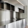 Buy cheap Factory Price Modern Style Design Aluminum Kichen Luxury Island Complete Stainless Steel Kitchen Cabinet from wholesalers