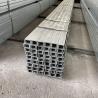 Buy cheap C/U Shape Galvanised Steel Channel 50*50mm Steel Rod GI Profile For Car Frame from wholesalers