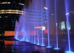 2019 New Style Square Led Water Fountain , Dry Land Floor Outdoor Fountains